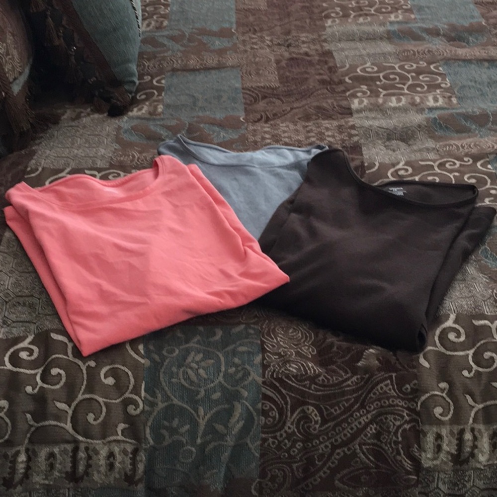 Lot of 3 CJ Banks Plus Size Crew Neck Tees